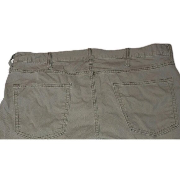 Old Navy Mens BEIGE Straight Built In Tough Jeans 38x32 - Picture 3 of 6